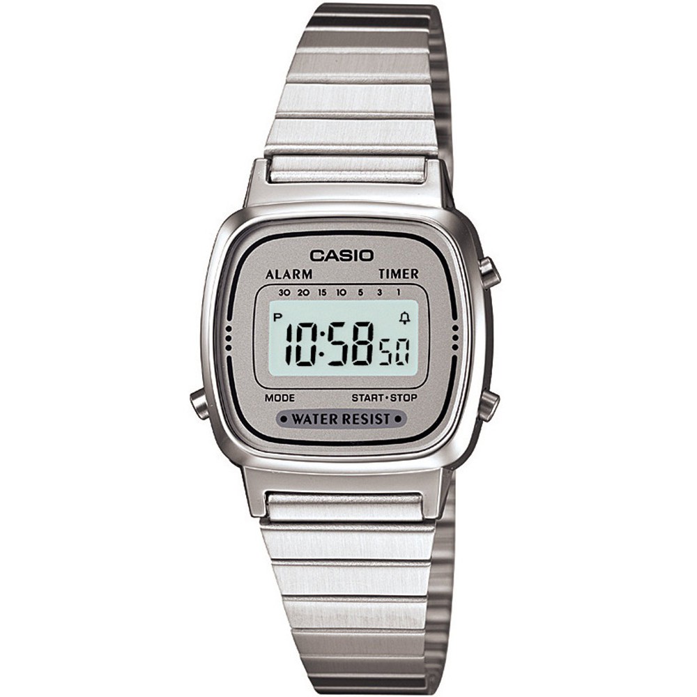 LA670WA-7D Jam Tangan Digital Vintage Wanita Casio Asli Original