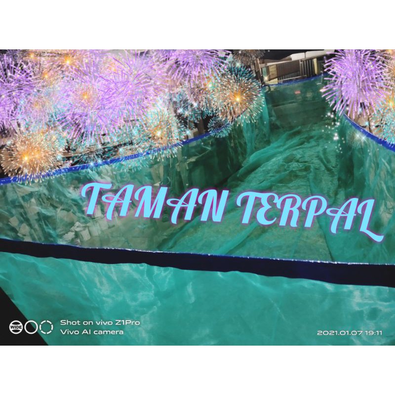 JARING WARING KERAMBA IKAN 3X10X1,5 JARING KOTAK HIJAU/WARING