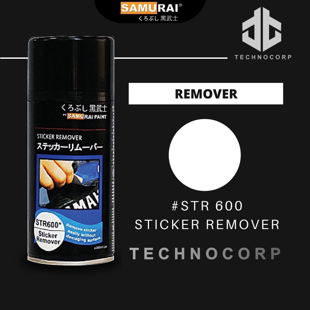 

Cat Semprot SAMURAI PAINT STR600 STICKER REMOVER / REMOVER OLI NODA