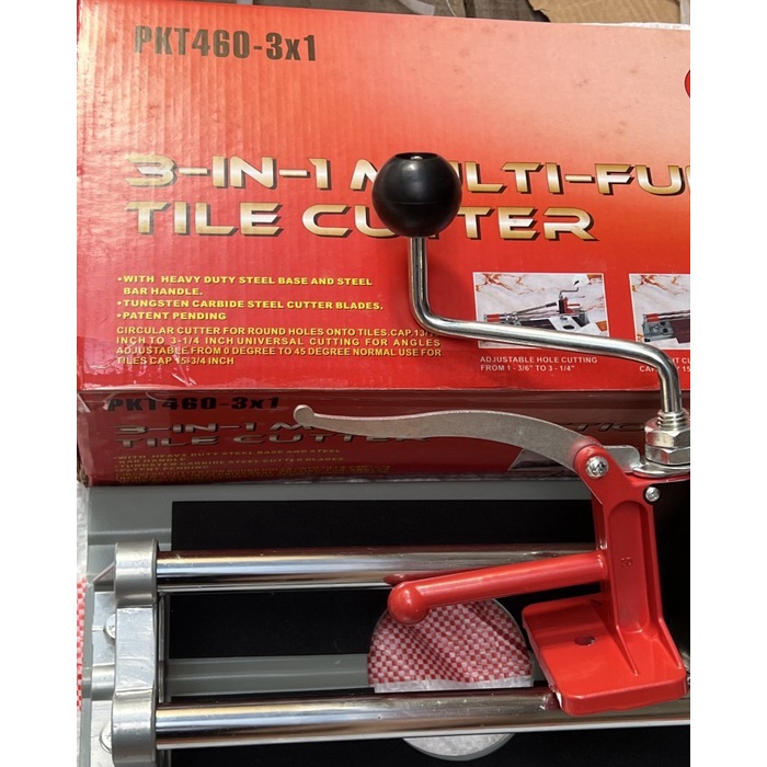 Mesin Alat Potong Keramik Granit Meja 3-IN-1 Tile Cutter ATS PKT 600mm