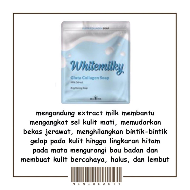 gluta collagen soap by beautetox sabun collagen pemutih white milky
