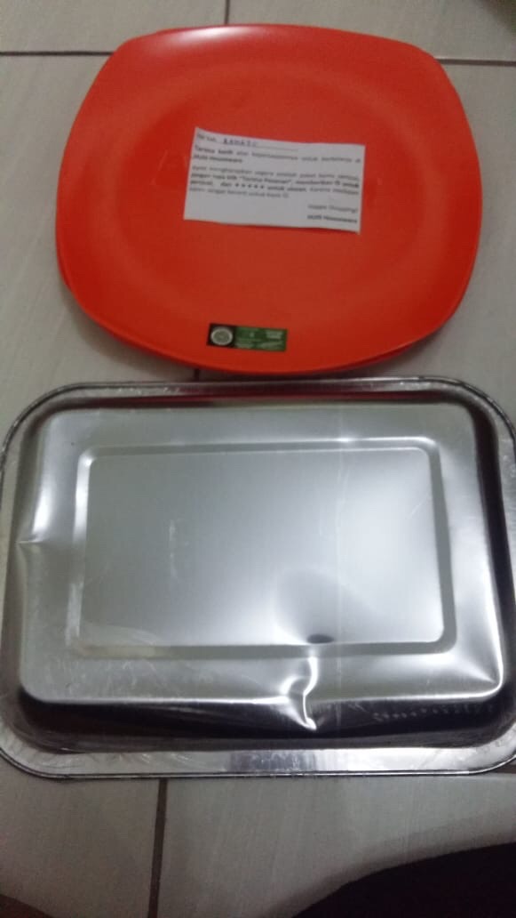 Nampan Stainless 27x20cm