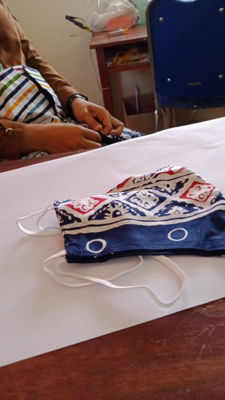 Tunik Batik Amara Navy Ori By Batik Floris