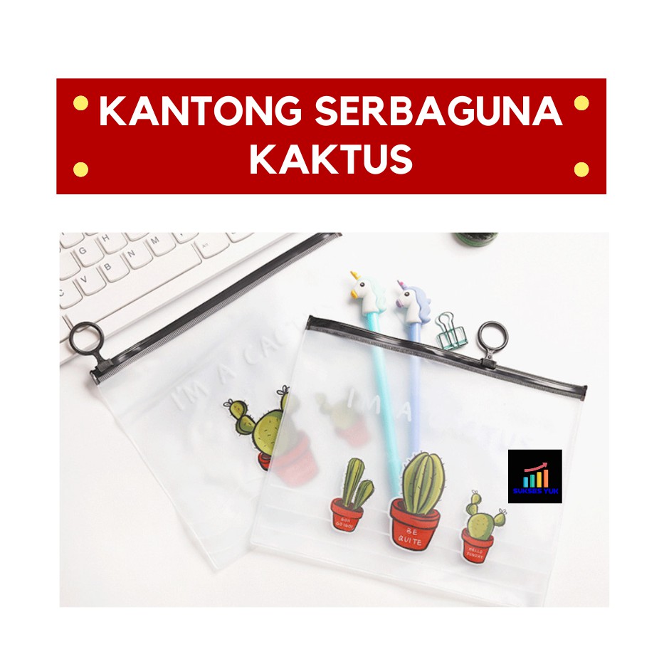 

Tempat Pensil / Kantong Serbaguna KAKTUS
