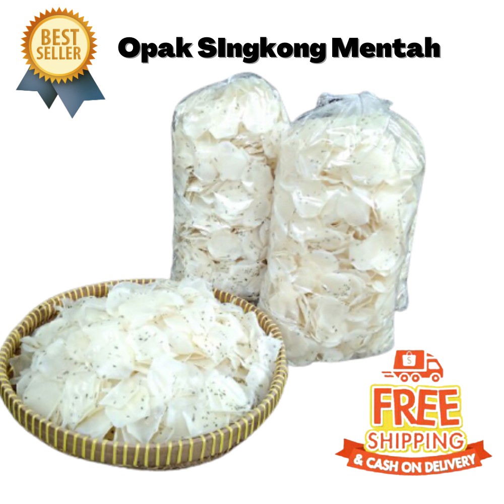 

Opak Singkong Mentah/Opak Koin khas Wonosobo (250 gram)