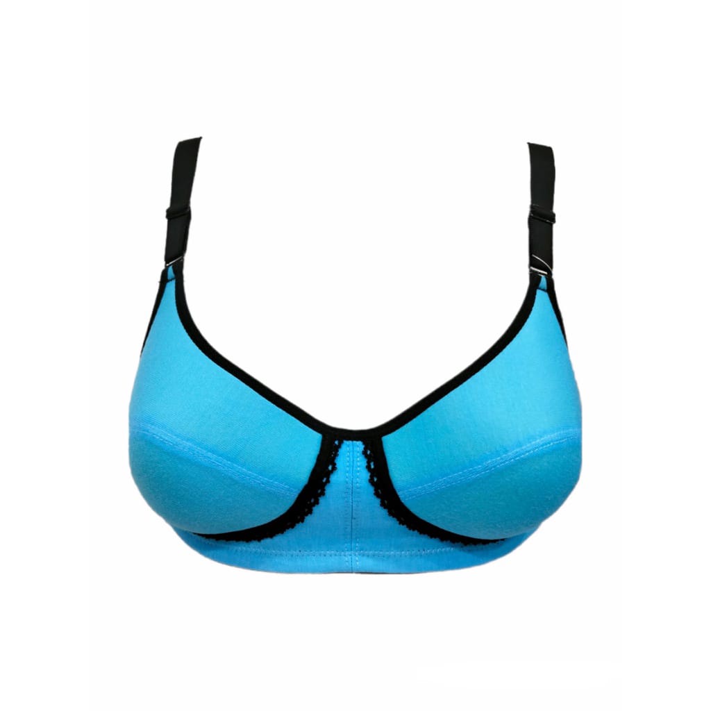 Glena Bra Tanpa Kawat - Blue