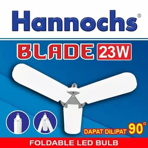 Lampu Led kipas Hannochs Blade 23W Lampu Langit-langit Fan blade