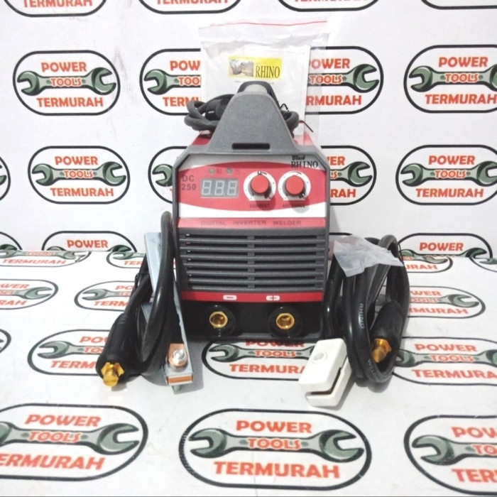 Inverter Las RHINO 250A Digital Mesin Travo Las MMA 250 A 1 phase