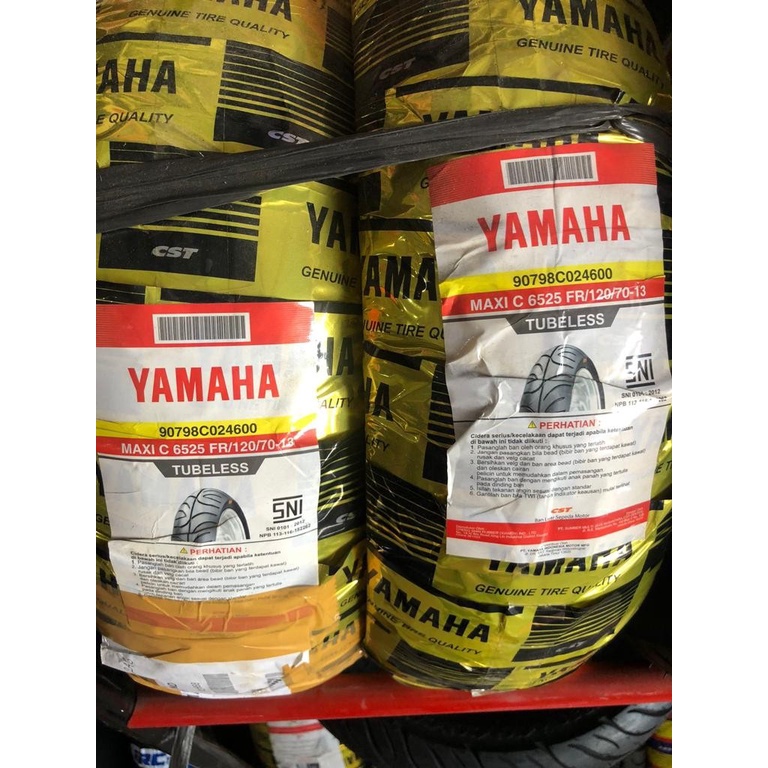 BAN LUAR DEPAN YAMAHA TUBELESS NMAX 120/70-13 ASLI YAMAHA