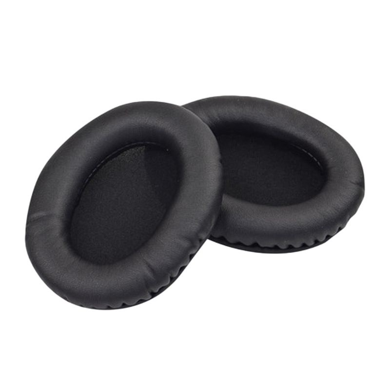 Bt Bantalan Telinga Sarung Bantal Hitam 1pasang Memory Foam Pengganti Lembut Untuk Hyper X Cloud Flight Stinger Earphone