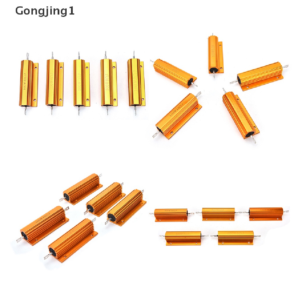 Gongjing1 Resistor Power 1 / 2 / 4 / 8 / 10 Ohm 100w