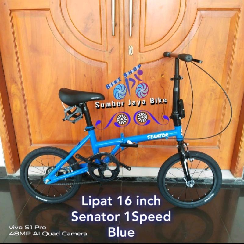 Sepeda Lipat 16 Inch Senator 16speed