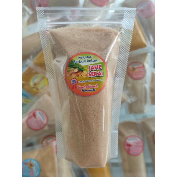 

minuman sari jahe serai instan/bubuk jahe serai