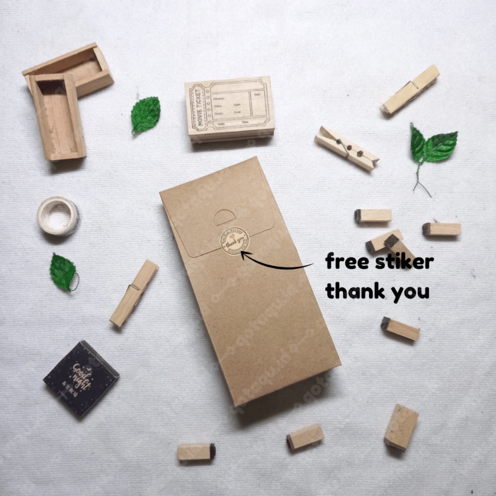 

QOTAQU Kotak Kado | Kotak Packaging | Hampers Box | Gift Box Kopi 9 x 4 x 18,5 cm
