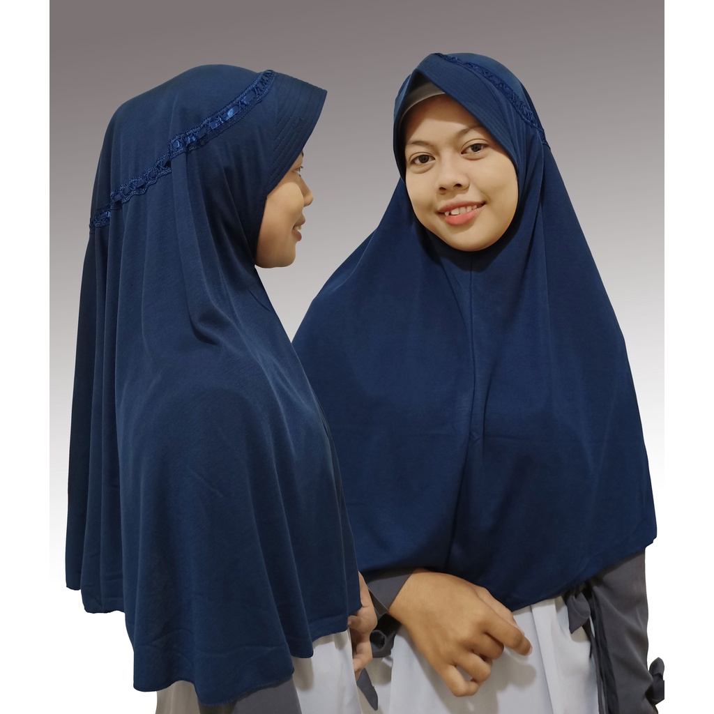 Kerudung Sekolah Terbaru Pita Samping Jilbab Anak Sekolah SD, SMP, SMA Kerudung Sekolah Pasar Hija'b