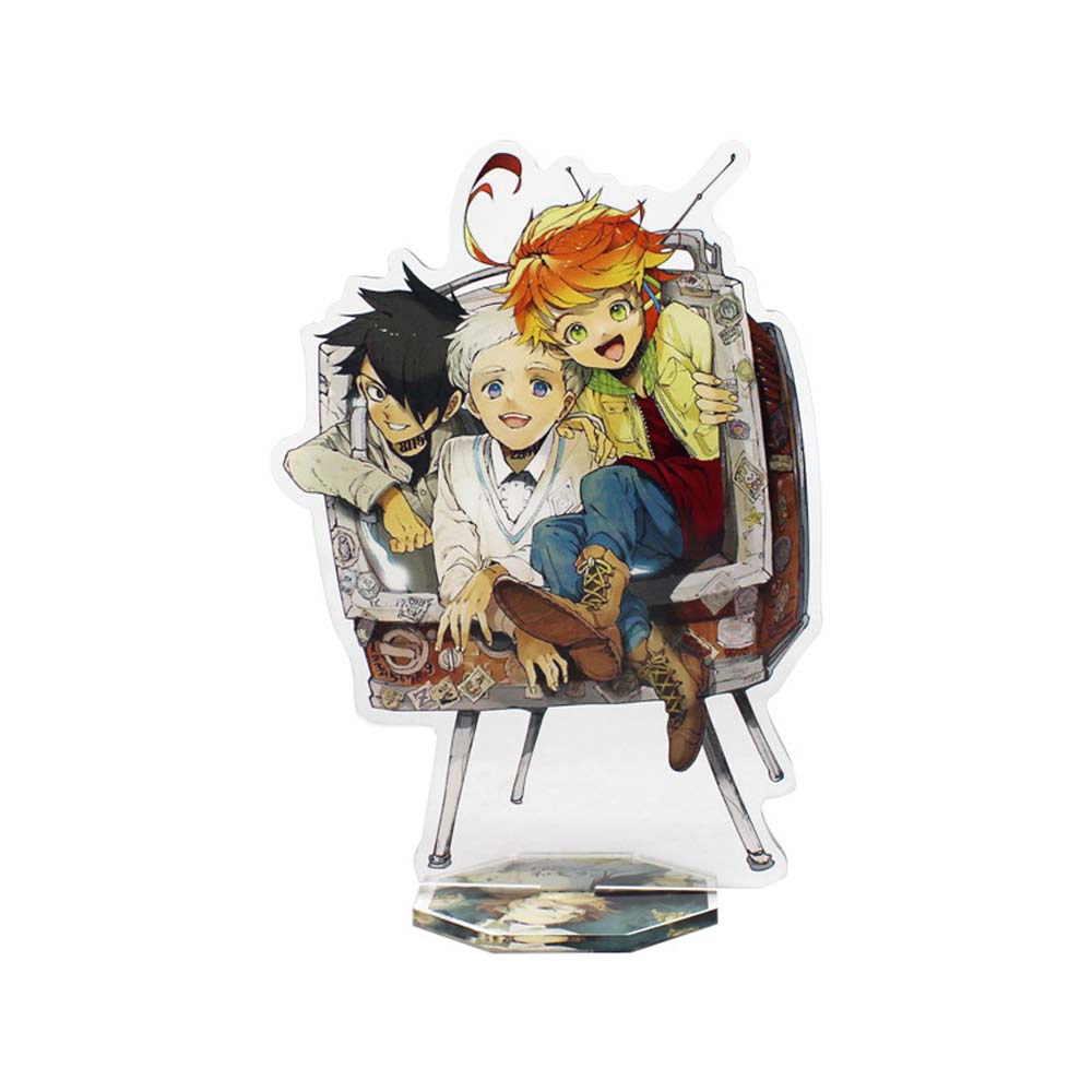 Lanfy Mainan Action Figure Model Kartun Anime The Promised Neverland Bahan Akrilik Untuk Dekorasi