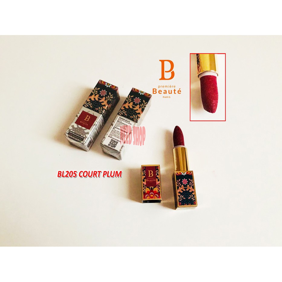COURT PLUM - LIPSTIK BATIK PREMIERE BEAUTE VELVET MATTE LIPSTICK