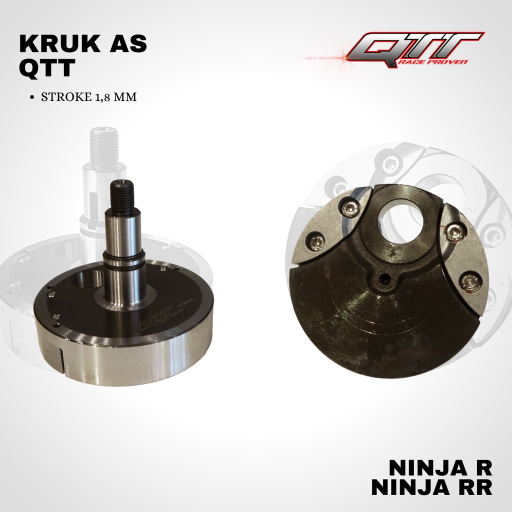 Crankshaft Kruk as QTT Ninja R Rr zx + 1.8 (total 3.6mm)