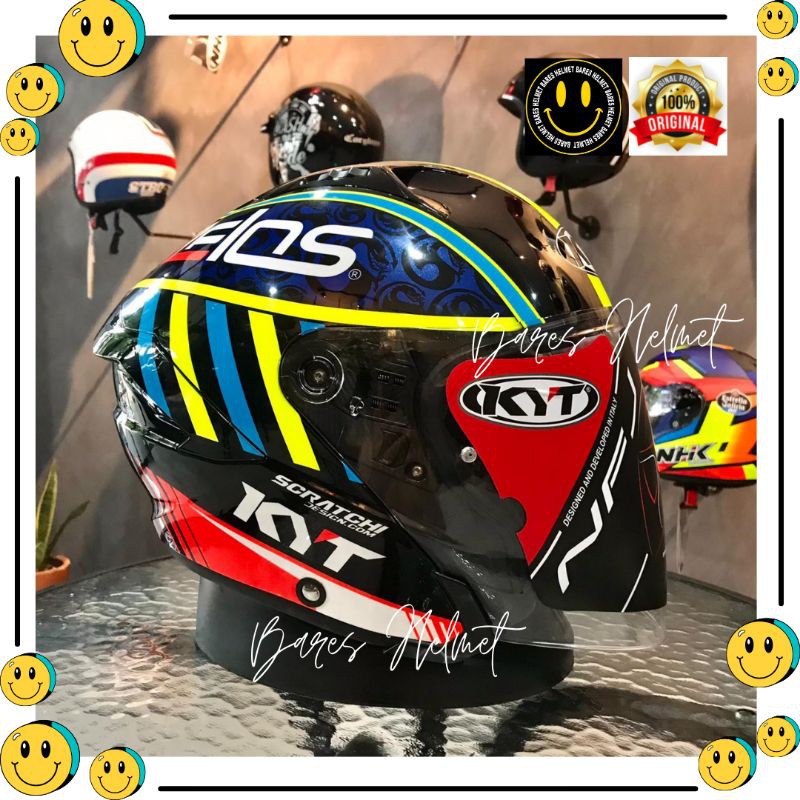 Jual Helm Kyt Nfj Xavier Simeon Half Face Double Visor Indonesia Shopee