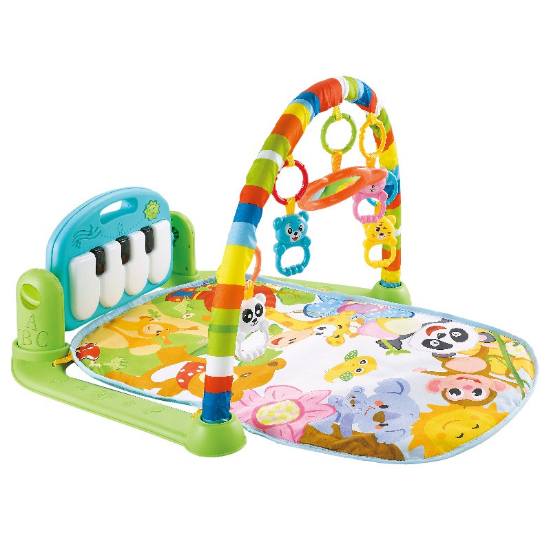 VIPBAZAAR MIISOO PEDAL PIANO FITNESS RACK Baby Musical Playgym Bayi Kerincingan Baby Gym babygym-696 R1 Biru