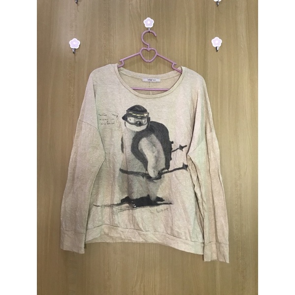 second kaos lengan panjang