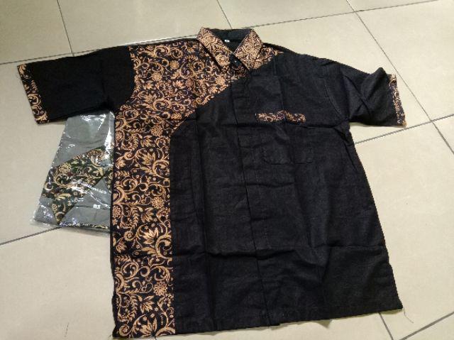 Cod Baju Batik Pria Cowo Cowok Lengan Pendek Batik Pekalongan Batik Atasan Casual Kemeja Miring New