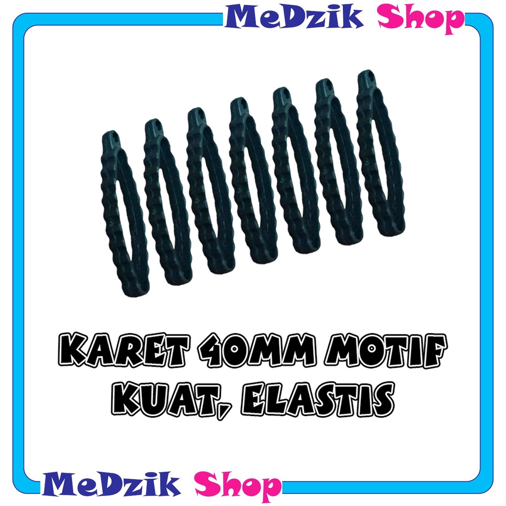 Karet Lanyard 40mm Oval Ouval Karet O Ring Gantungan Tali Lanyard