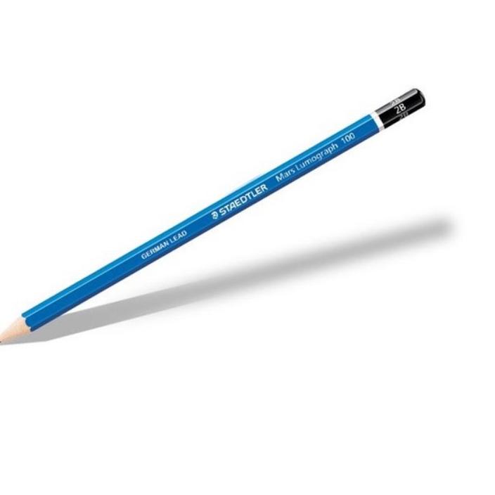 

び PENSIL 2B STAEDTLER MARS LUMOGRAPH isi 12pcs ヵ