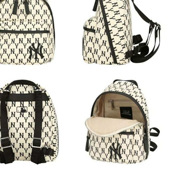 Terlarispqd-023 Tas MLB Monogram Mini Backpack/Tas Ransel New York Yankees Premium #6086 .,