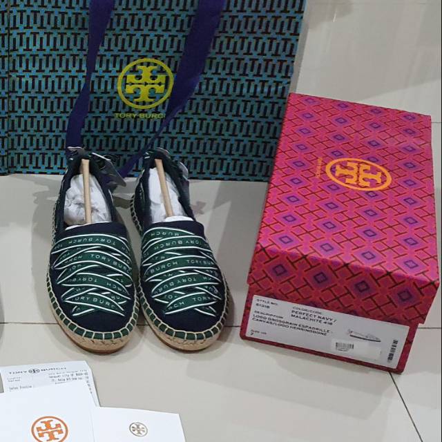 TORY BURCH GROSGRAIN ESPADRILLE