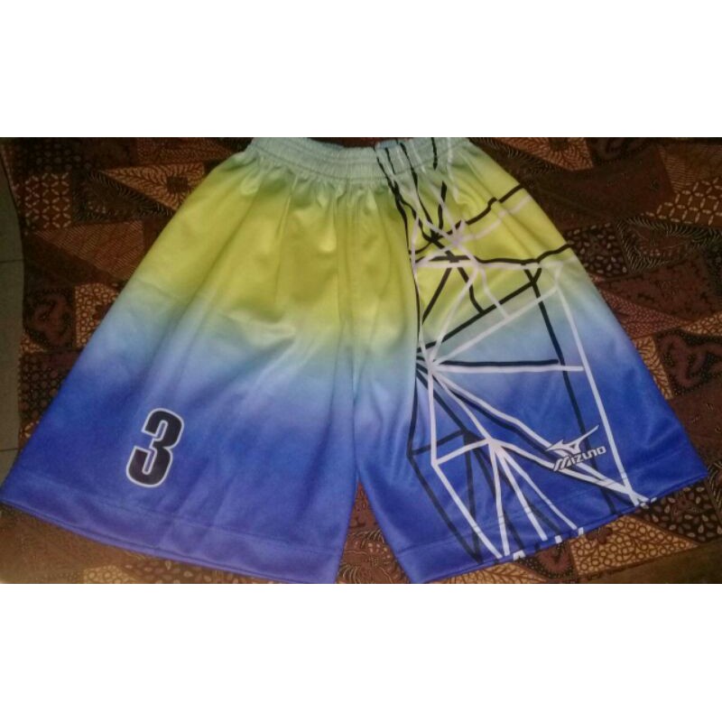 Celana voli volley  mizuno full printing