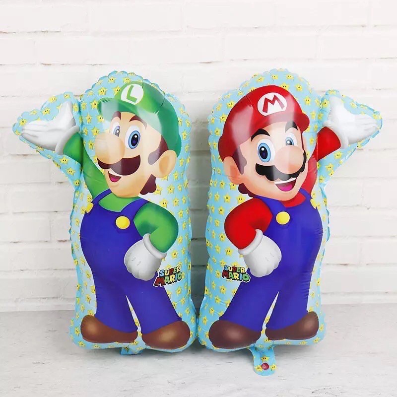 BALON PLASTIK MARIO LUIGI SET