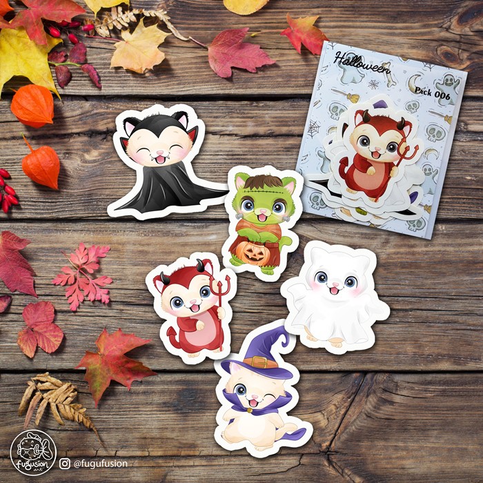 

Sticker / Stiker Deco Aesthetic Pack Halloween 006 Utk Laptop, Buku, Diary, Journal, dll