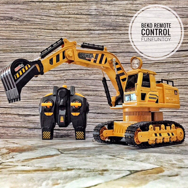 Mainan beko beco RC remote control |excavator remote control besar