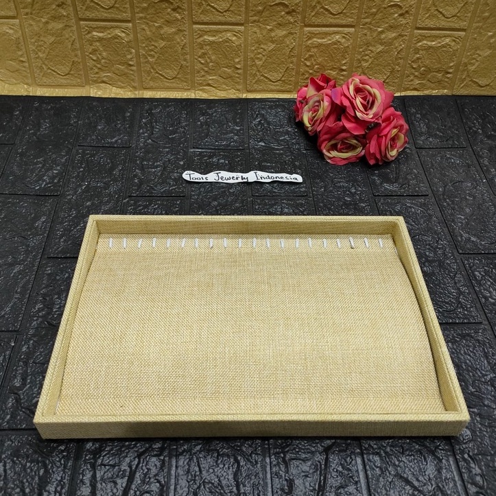 Tempat Kalung Display Toko Emas/Tempat Kalung Bahan Canvas Kualitas