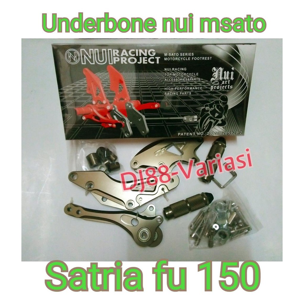 Footstep Underbone Nui Msato 3 Satria Fu 150 Aksesoris Satria Fu 150
