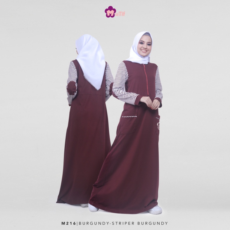 MUTIF GAMIS 216 BURGUNDY M 216