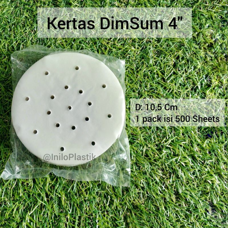 

Dimsum Paper 4" / 10,5 Cm - Kertas Alas Dimsum 1 pack