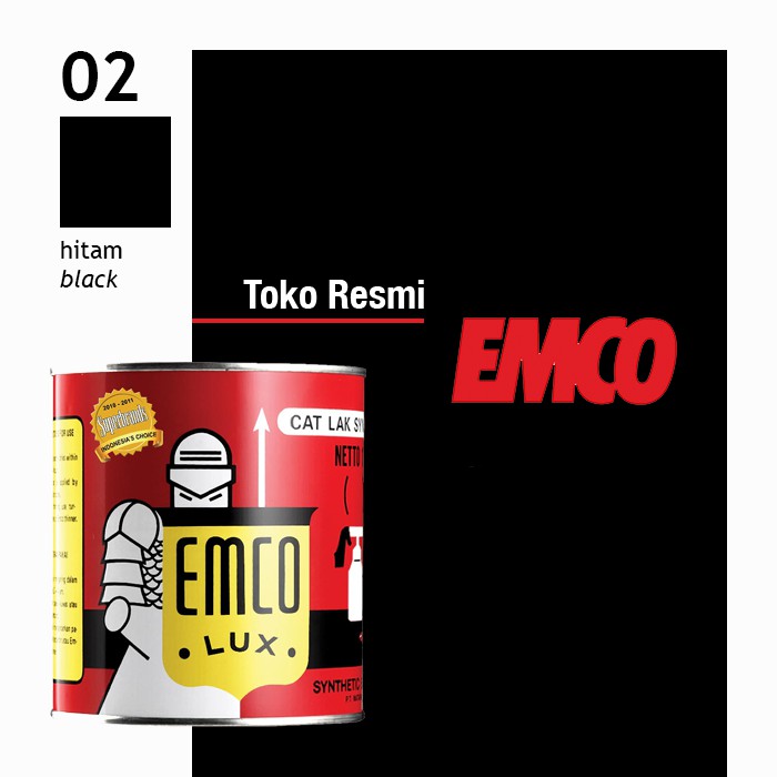 Emco Lux Cat Kayu & Besi 1kg - Hitam