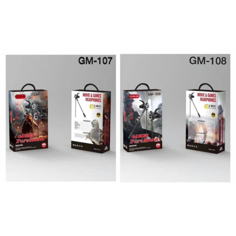 hf headset gaming game gm107 hendsfree earphone henset