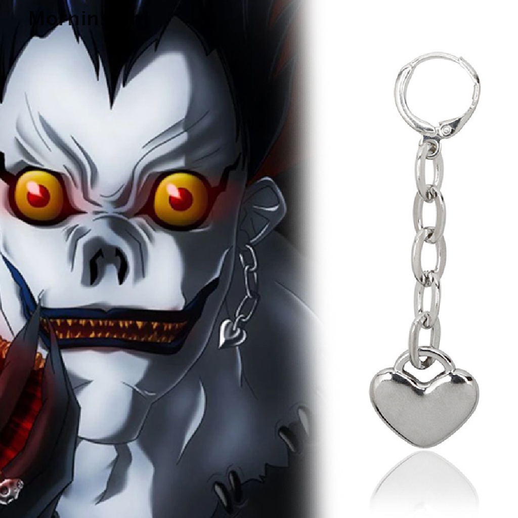 Anting Juntai Liontin Hati Desain Anime Death Note Ryuuku Untuk Unisex