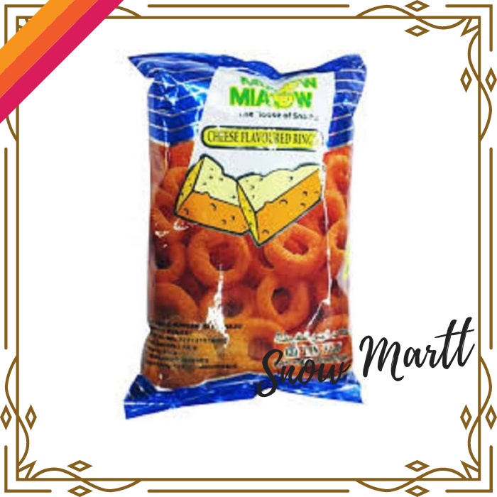 

Miaow Miaow Cheese Flavoured Rings / Chiki Keju / Snack Keju 40gr