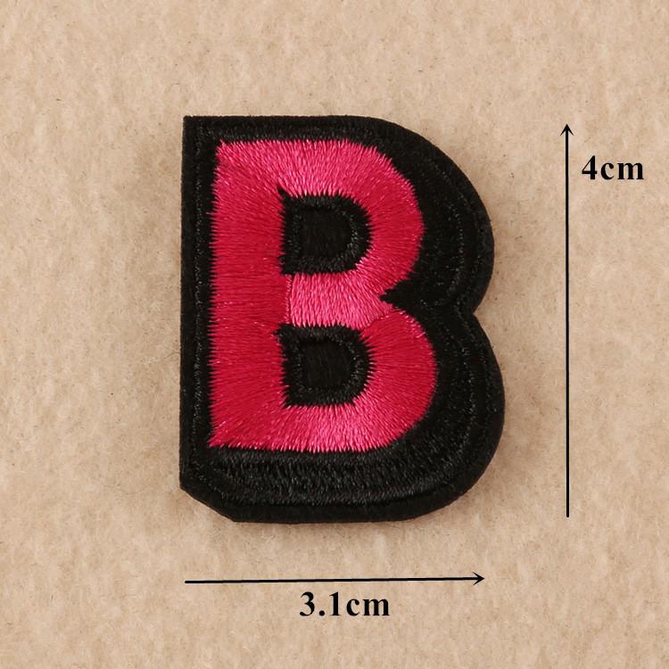 Patch Bordir  Huruf  Alfabet Warna Warni Shopee Indonesia