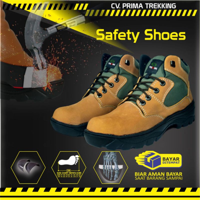 SEPATU SAFETY MURAH / SEPATU UJUNG BESI