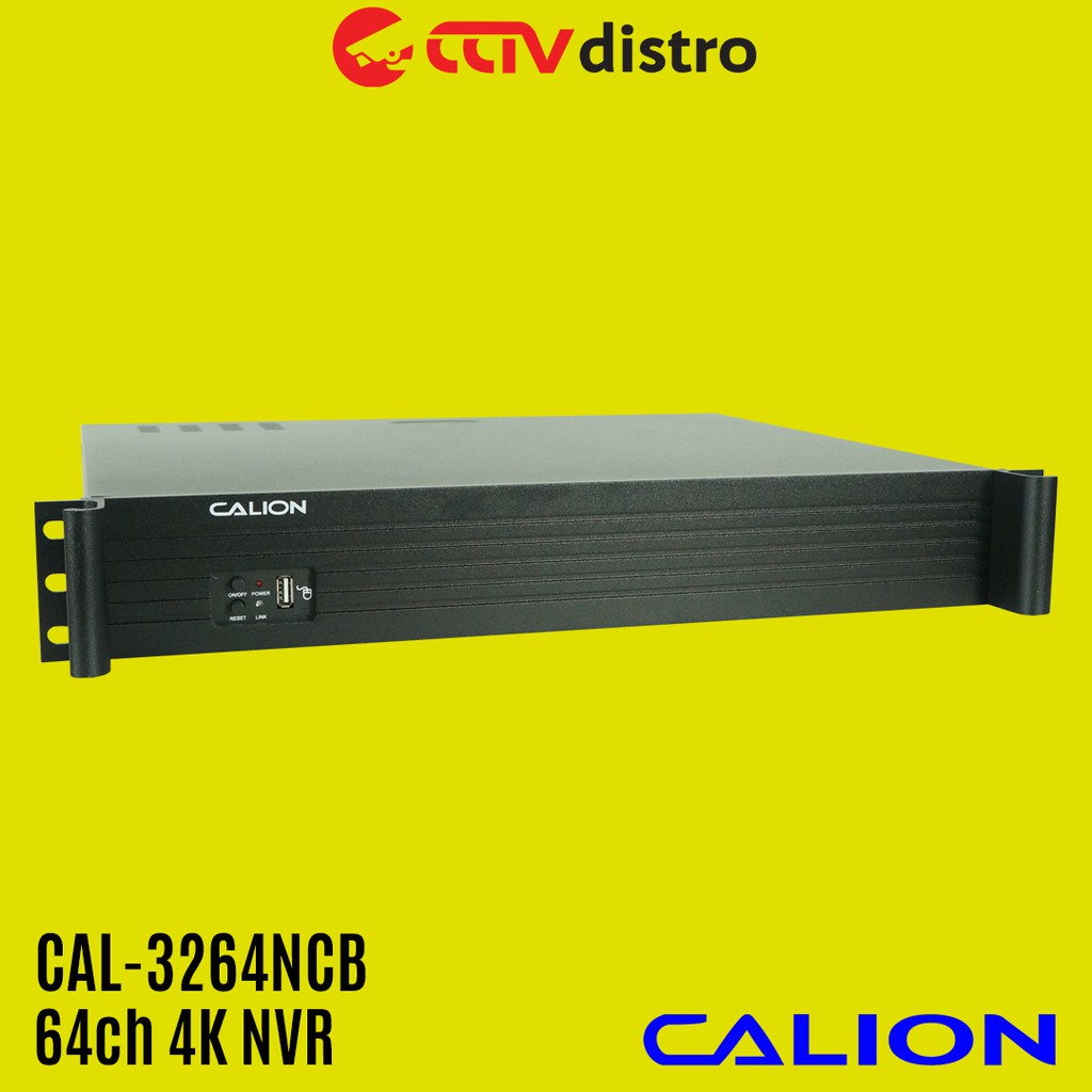 DVR NVR Untuk IP Camera | Support 4ch/8ch/16ch/32ch/64ch/128ch 2MP/5MP/8MP/4K | Calion CAL-4128NEB