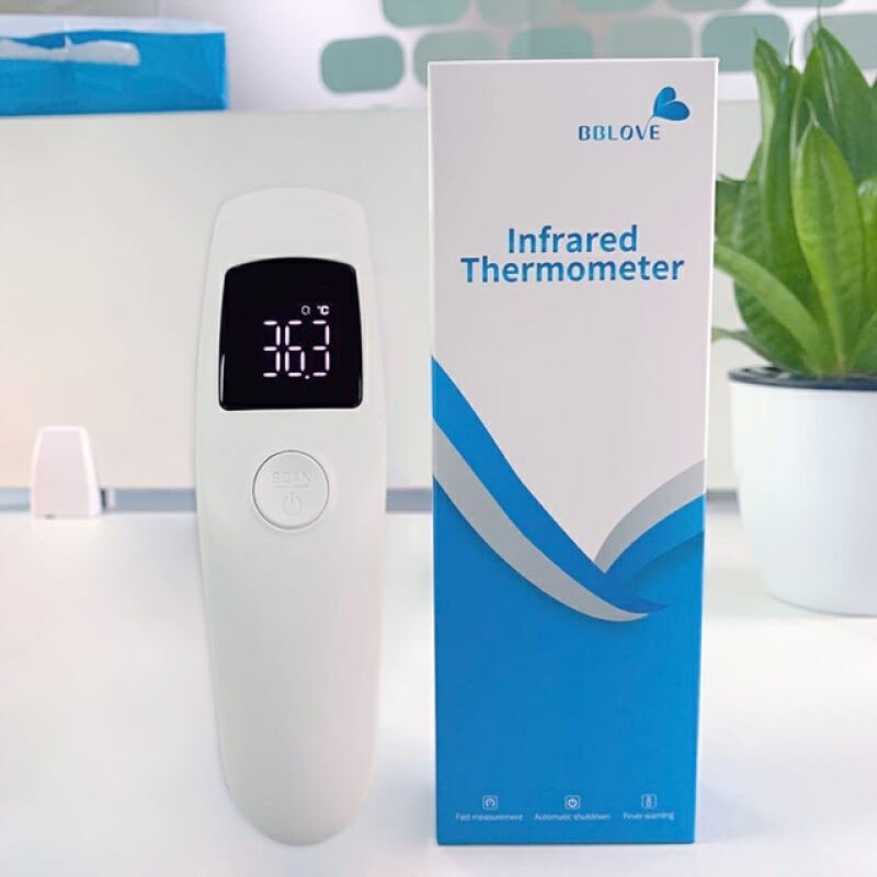 BBLOVE Thermometer Gun Infrared Termometer - LISENSI ALAT MEDIS