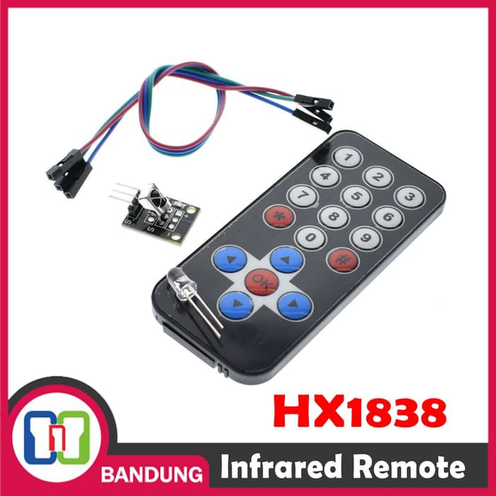 HX1838 INFRARED WIRELESS ROBOT REMOTE CONTROL REMOT AND RECEIVER