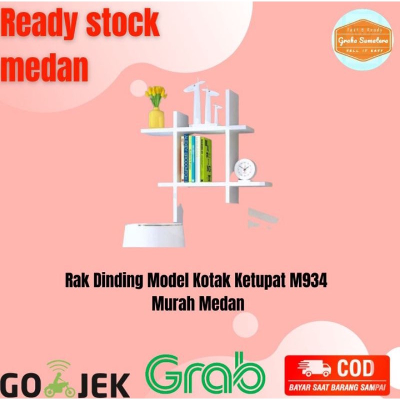 Rak Dinding Model Kotak Ketupat M934 Murah Medan