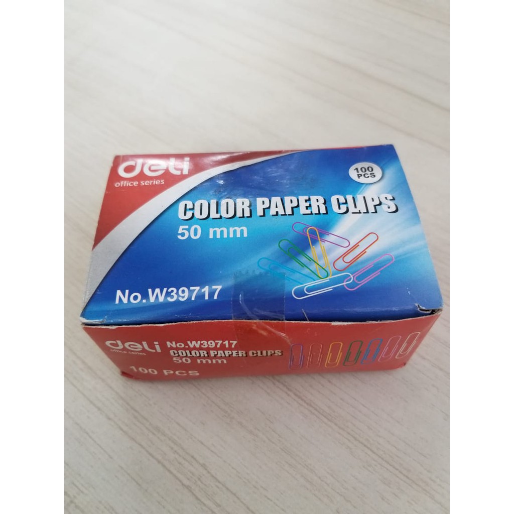 

Paper Clip / Klip Penjepit Kertas Warna DELI W39717 07359717