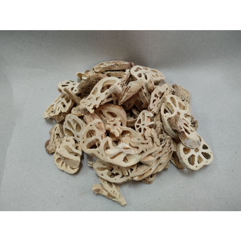 ou jie Pian dried lotus root akar teratai kering 100 gram